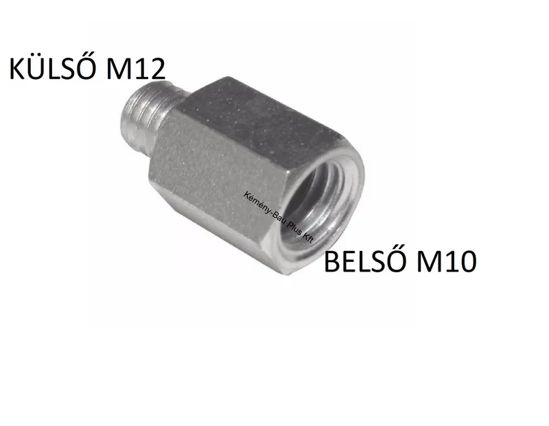 ISRM1012 Szűkítő anya M10 belső/M12 külső