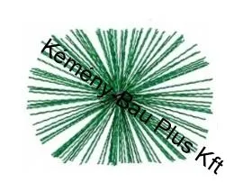 SL70000 Kézi műanyag kémény tisztító kefe 120X200-160X200mm M12 külső menettel.